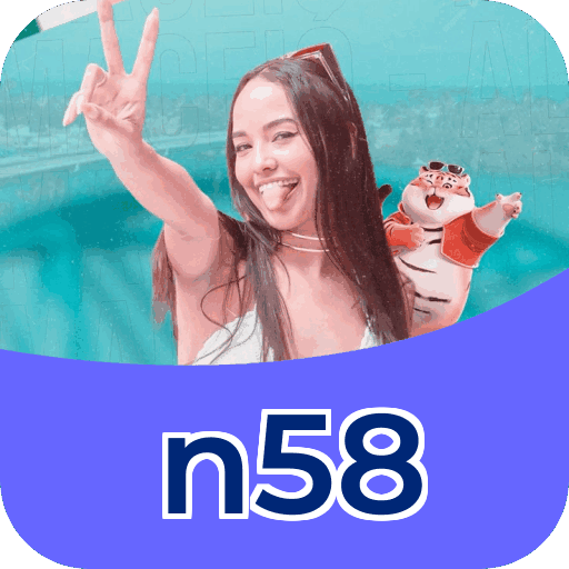 Plataforma n58 mostrando interface moderna, jogos certificados e recursos de segurança licenciados