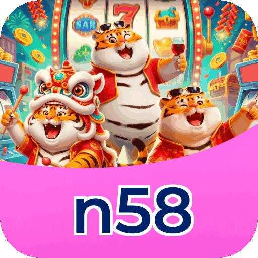 Catálogo slots n58 mostrando top jogos Gates Olympus Sweet Bonanza Fortune Tiger Big Bass volatilidade RTP
